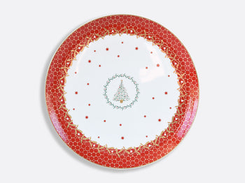 Bernardaud  Noël Round tart platter 13"